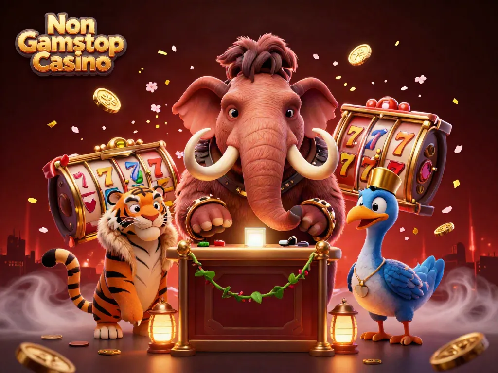 Experience the vibrant world of Non Gamstop Casino with unique characters and dynamic gaming elements.