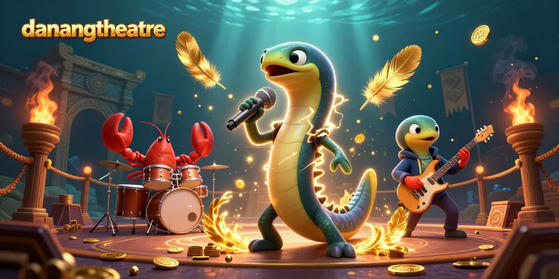 Experience the vibrant energy of danangtheatre in this underwater casino performance scene.